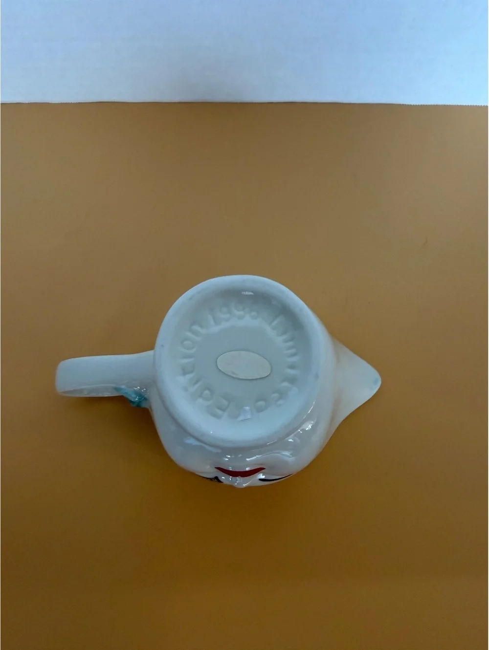 Baileys Ceramic Creamer Pitcher with Winking Face Design